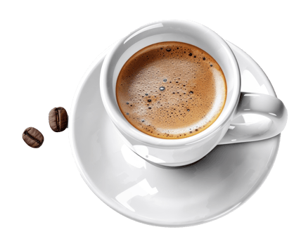 Espresso coffee cutout png