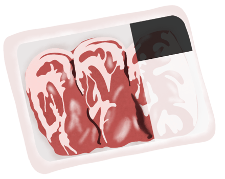 pork belly illustration png