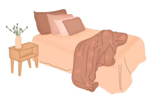 hand drawn furniture illustration png