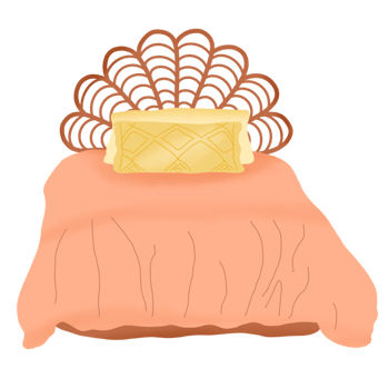 hand drawn furniture illustration png
