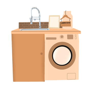 hand drawn furniture illustration png
