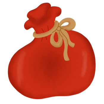 hand drawn christmas element png