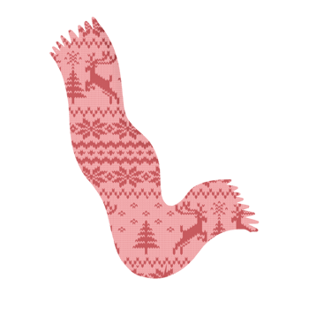 Hand drawn christmas element png