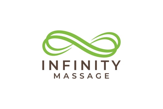 Infinity lines Logo design. infinity symbol making from lines concept logo design. Logo template. vector