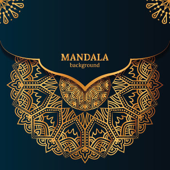 Luxury mandala background with golden arabesque pattern arabic islamic design vector