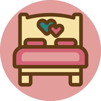 bed love making vector