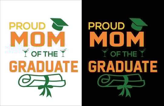 Graduate T shirt design , T shirt design , vector