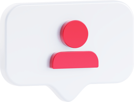 Follower icon, New follower social media notifications isolated. png