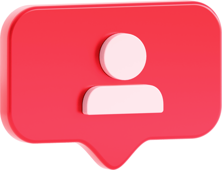 Follower icon, New follower social media notifications isolated. png