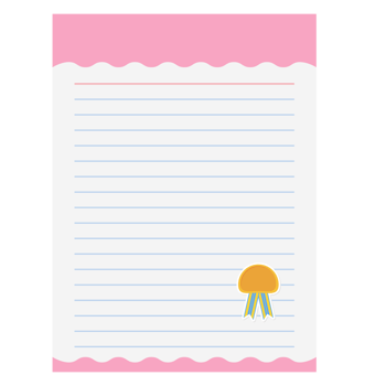 Paper Note Award Ribbon Blank Medal Gold Basic Shape png