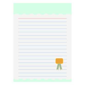 Paper Note Award Ribbon Blank Medal Gold Basic Shape png