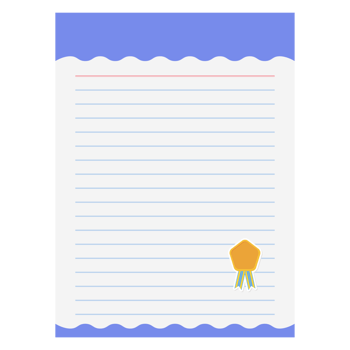 Paper Note Award Ribbon Blank Medal Gold Basic Shape png
