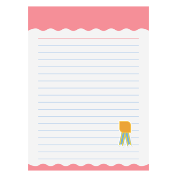 Paper Note Award Ribbon Blank Medal Gold Basic Shape png