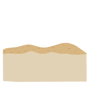 Organic sand illustation png