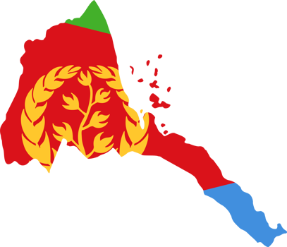 Eritrea flag pin map location png