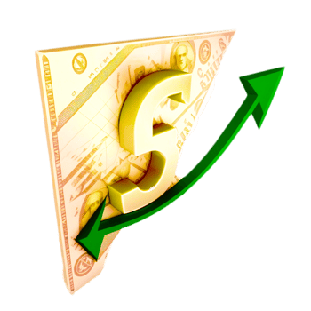 dollar sign with green arrow png