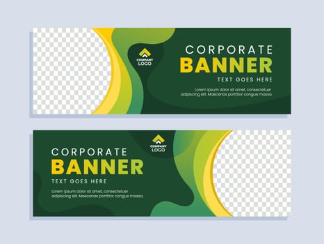 Corporate business banner template vector