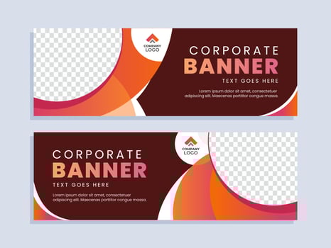 Corporate business banner template vector