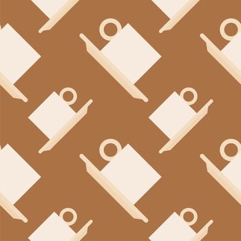 a cup of coffee seamless pattern vector illustration