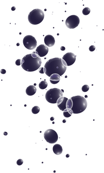 Realistic soap bubbles. Png Bubbles are located on a transparent background. Flying soap bubbles. PNG.