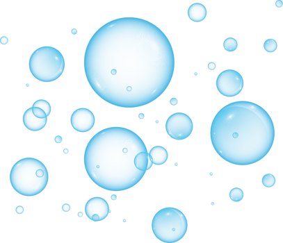 Realistic soap bubbles. Png Bubbles are located on a transparent background. Flying soap bubbles. PNG.