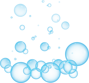 Realistic soap bubbles. Png Bubbles are located on a transparent background. Flying soap bubbles. PNG.