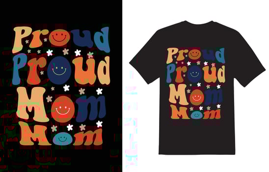 wavy t shirt design Template vector