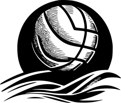 Volleyball - High Quality Vector Logo - Vector illustration ideal for T-shirt graphic