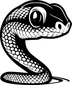 Snake - High Quality Vector Logo - Vector illustration ideal for T-shirt graphic