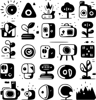 Doodles - High Quality Vector Logo - Vector illustration ideal for T-shirt graphic