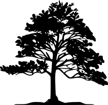 Tree - High Quality Vector Logo - Vector illustration ideal for T-shirt graphic