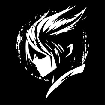 Bleach Effect, Minimalist and Simple Silhouette - Vector illustration
