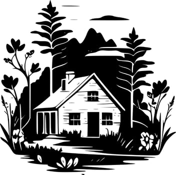 Cottagecore, Minimalist and Simple Silhouette - Vector illustration