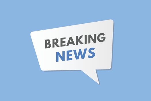 Breaking News text Button. Breaking News Sign Icon Label Sticker Web Buttons vector