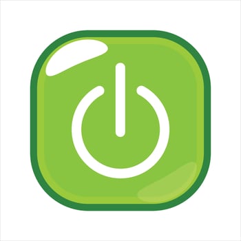 power shutdown vector icon
