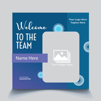 Digital business marketing social media post template vector
