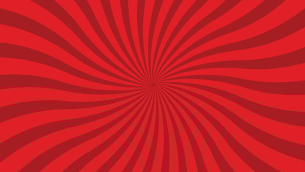 Vector Twisted lines zoom out vector background, abstract modern red background, rays, lines