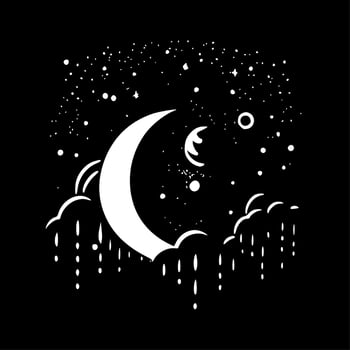 Celestial - Minimalist and Flat Logo - Vector illustration