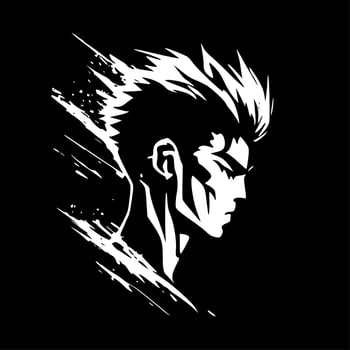 Bleach Effect - Minimalist and Flat Logo - Vector illustration