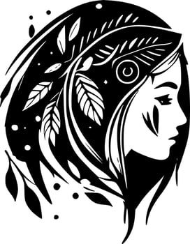 Boho - Minimalist and Flat Logo - Vector illustration