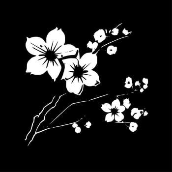 Cherry Blossom - High Quality Vector Logo - Vector illustration ideal for T-shirt graphic