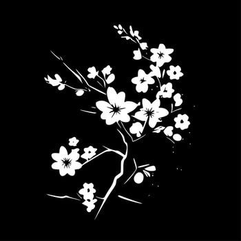 Cherry Blossom - High Quality Vector Logo - Vector illustration ideal for T-shirt graphic