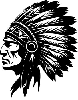 Chiefs - Minimalist and Flat Logo - Vector illustration