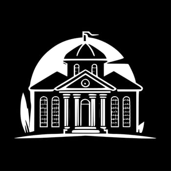 College - High Quality Vector Logo - Vector illustration ideal for T-shirt graphic