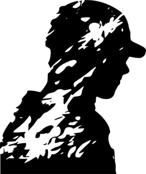 Camo, Minimalist and Simple Silhouette - Vector illustration