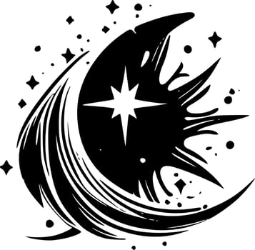 Celestial - Minimalist and Flat Logo - Vector illustration