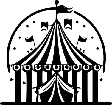 Circus - High Quality Vector Logo - Vector illustration ideal for T-shirt graphic