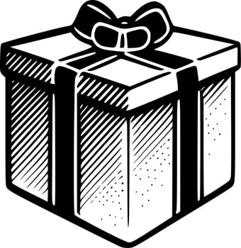 Gift Box - High Quality Vector Logo - Vector illustration ideal for T-shirt graphic