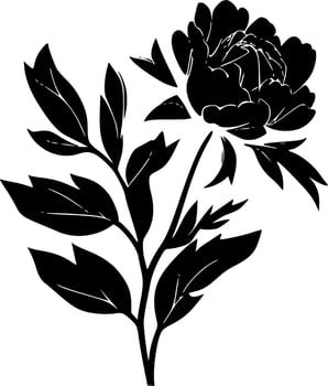Peony - High Quality Vector Logo - Vector illustration ideal for T-shirt graphic