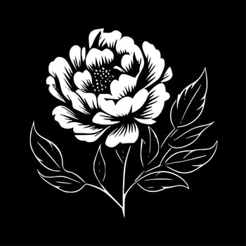 Peony - High Quality Vector Logo - Vector illustration ideal for T-shirt graphic